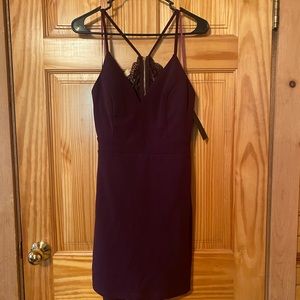 Juniors, Dark wine dress